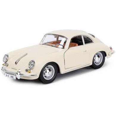 Автомодель Porsche 356B 1961 в асортименті слонова кістка, червоний, 1:24 18-22079