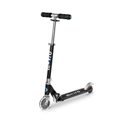 Самокат MICRO серии Sprite LED &ndash; Чорний