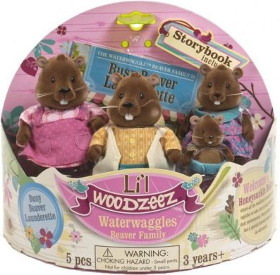 Набір фігурок Li'l Woodzeez Сім'я Бобрів 6000M