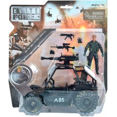 Ігровий набір ШТУРМОВА МАШИНА &laquo;ДЕЛЬТА&raquo; (машина, фігурка, аксес.) Elite Force 101858