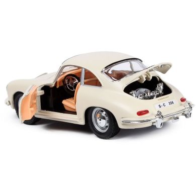 Автомодель Porsche 356B 1961 в ассортименте слоновая кость, красный, 1:24 18-22079