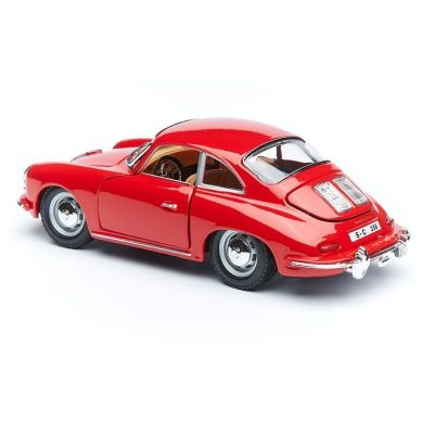 Автомодель Porsche 356B 1961 в ассортименте слоновая кость, красный, 1:24 18-22079