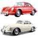 Автомодель Porsche 356B 1961 в ассортименте слоновая кость, красный, 1:24 18-22079