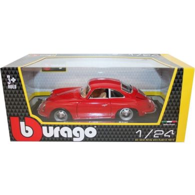 Автомодель Porsche 356B 1961 в ассортименте слоновая кость, красный, 1:24 18-22079