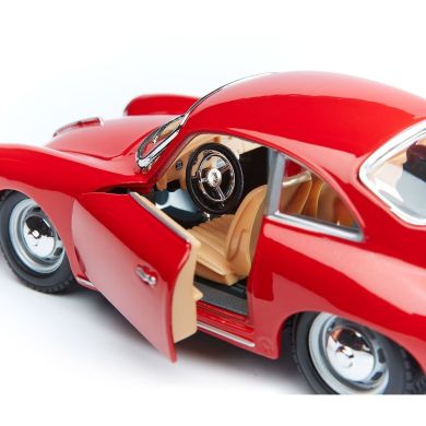 Автомодель Porsche 356B 1961 в ассортименте слоновая кость, красный, 1:24 18-22079