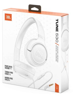 Гарнітура JBL TUNE 530 White (JBLT530WHT)