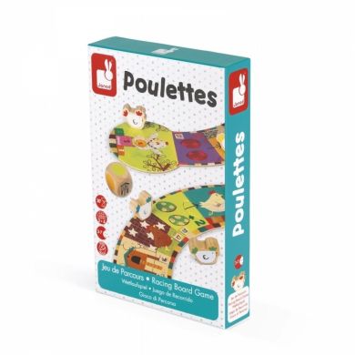 Настільна гра Janod Гонки курчат J02909