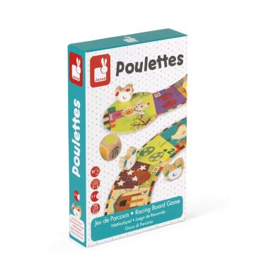 Настільна гра Janod Гонки курчат J02909