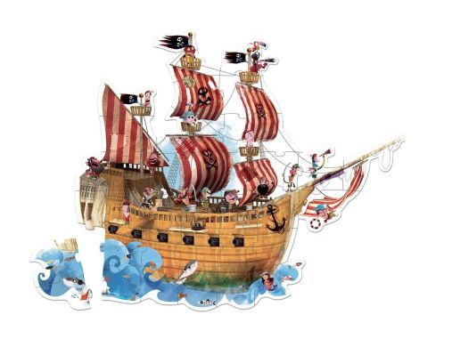 Пазл-підлоговий Janod Корабель піратів 39 елементів J02819
