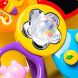 Игрушка на присоске Kiddieland Цветик на украинском языке 054924, Разноцветный