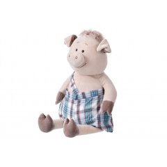 Мягкая игрушка Same Toy Поросенок в комбинезоне 60 см THT705