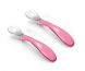 Набор приборов Nuvita Easy Eating 6м+ 2 шт. розовый NV8480Pink, Розовый