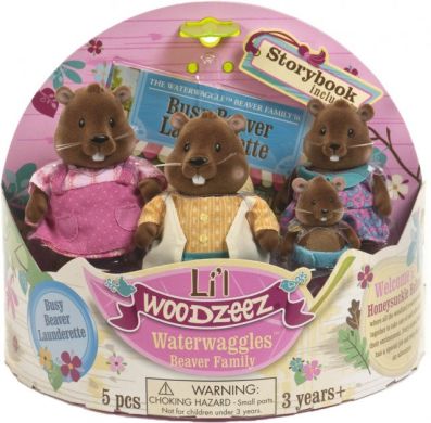 Набор фигурок Li'l Woodzeez Семья Бобров 6000M