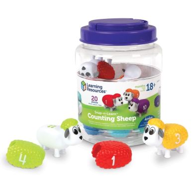 Учебный игровой набор В мире животных Овечки Learning Resources LER6712, Разноцветный