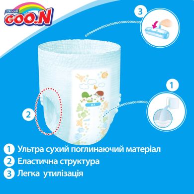Подгузники Goo.N XXL 13-25 кг для мальчиков 28 шт 853631 4902011751420, 28