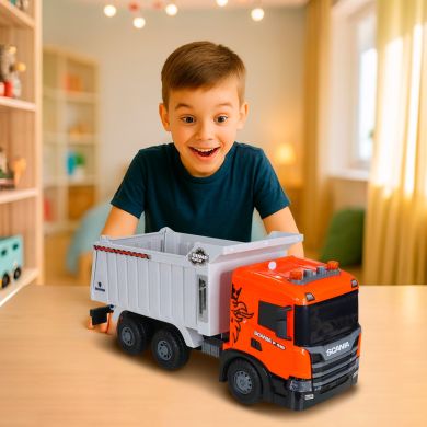 Автомодель серії Super Big Truck &ndash; Самоскид Scania (світло, звук)