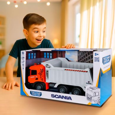 Автомодель серії Super Big Truck &ndash; Самоскид Scania (світло, звук)