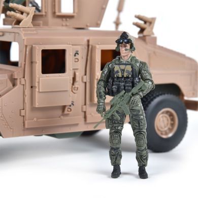 Игровой набор БРОНЕАВТОМОБИЛЬ HUMVEE M1114 (машина, фигурка, аксесс.) Elite Force 101863