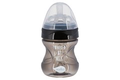 Детская Антиколиковая бутылочка Nuvita Mimic Cool 150 мл черная NV6012, Черный