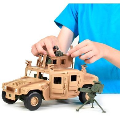 Игровой набор БРОНЕАВТОМОБИЛЬ HUMVEE M1114 (машина, фигурка, аксесс.) Elite Force 101863