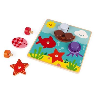 Розвивальна гра Janod Водний світ J05324, Блакитний