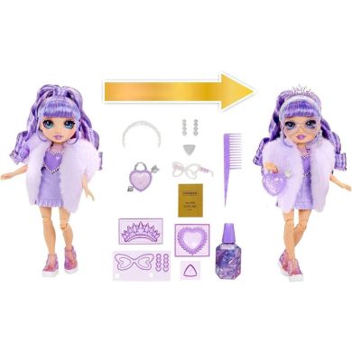 Ігровий набір з лялькою RAINBOW HIGH серії Creative Crystals ВІОЛЕТТА (з аксесуарами) 121404