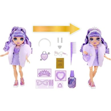 Игровой набор с куклой RAINBOW HIGH серии Creative Crystals ВИОЛЕТТА (с аксессуарами) 121404