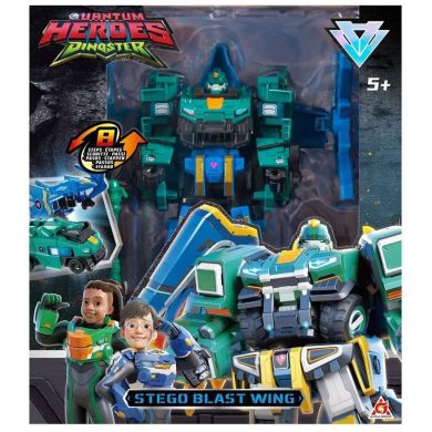 Ігровий набір з роботом-трансформером DINOSTER СТЕГО БЛАСТ ВІНГ (2 машини) EU580812