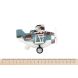 Самолет металический инерционный Same Toy Aircraft синий SY8016AUt-4