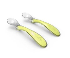 Набор приборов Nuvita Easy Eating 6м+ 2 шт. салатовый NV8480Lime, Салатовый