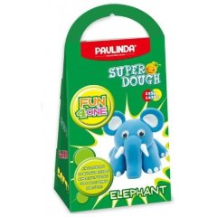 Набор для лепки Paulinda Super Dough Fun4one Слоник подвижные глаза PL-1543