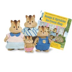 Набор фигурок Li'l Woodzeez Семья Бурундуков 6158M