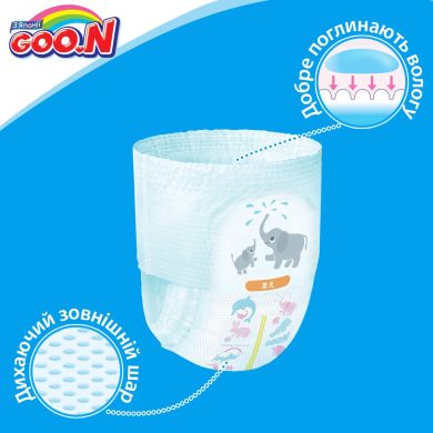 Подгузники Goo.N L 9-14 кг для мальчиков 44 шт 853627 4902011751383, 44
