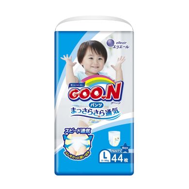 Подгузники Goo.N L 9-14 кг для мальчиков 44 шт 853627 4902011751383, 44