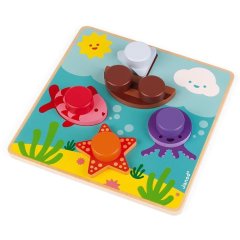 Развивающая игра Janod Водный мир J05324, Голубой