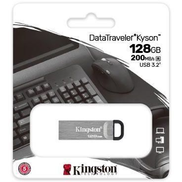 Накопичувач Kingston 128GB USB 3.2 Type-A Gen1 DT Kyson DTKN/128GB