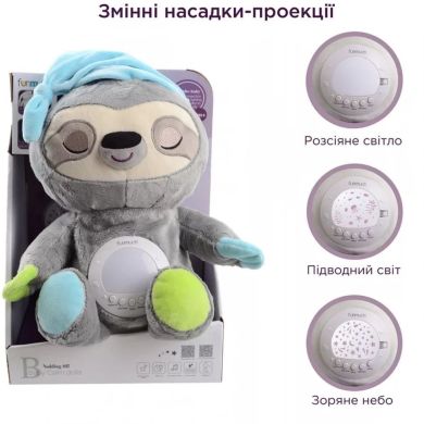 Іграшка FUNMUCH Лінивець з функцією колисання, проектором; колискові, білий шум FM666-75