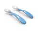 Набір приладів Nuvita Easy Eating 6м + 2 шт. синій NV8480Blue, Синій