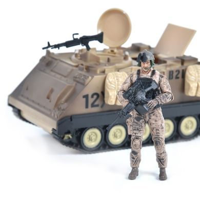 Игровой набор БРОНЕТРАНСПОРТЕР M113 (БТР, фигурка, аксесс.) Elite Force 101857
