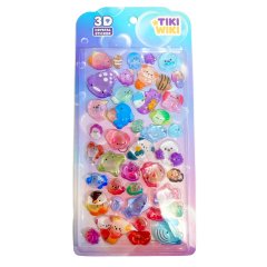 Набір 3D-наліпок Tiki Wiki серії Crystal &ndash; Тікі океан S2