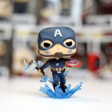 Ігрова фігурка Funko Pop Avengers endgame Капітан Америка із мйольніром 45137