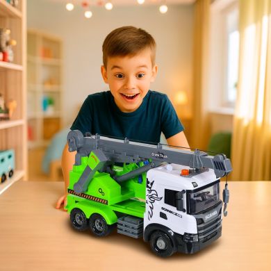 Автомодель серії Mid Truck &ndash; Автокран Scania (світло, звук)