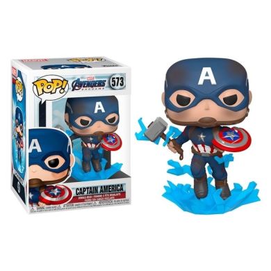 Игровая фигурка Funko Pop Avengers endgame Капитан Америка с мьёльниром 45137