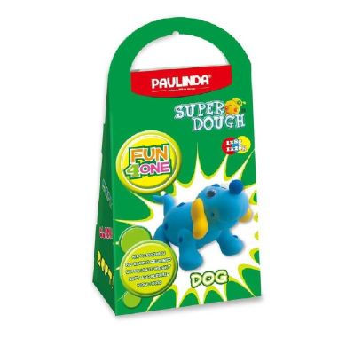 Набор для лепки Paulinda Super Dough Fun4one Собака подвижные глаза PL-1562