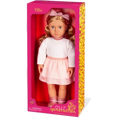 Лялька Our Generation Еффі в рожевій спідниці з воланами 46 см BD31521Z