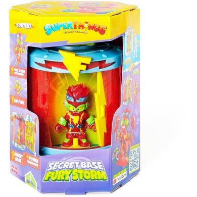 Игровой набор SUPERTHINGS S СЕКРЕТНАЯ БАЗА ФЬЮРИ СТОРМ (база, казум-кид, фигурка) PSTSP116IN140