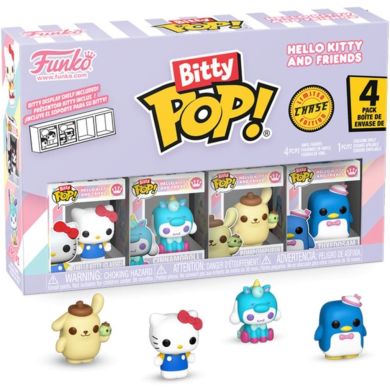 Набір ігрових фігурок BITTY POP! серії Sanrio ХЕЛОУ КІТТІ (4 фігурки в ас.) 85713