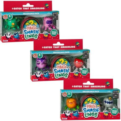 Набор фигурок PINATA SMASHLINGS ПОТЕШНЫЕ ГЕРОИ (3 фигурки, в ассорт.) SL2021