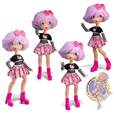 Лялька 4SF Manga Dolls серії Hello Kitty &ndash; Тедді Рок