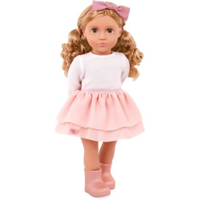 Лялька Our Generation Еффі в рожевій спідниці з воланами 46 см BD31521Z